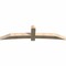 Ekena Millwork Bellingham Rough Sawn Timber Gable Bracket, Douglas Fir, 96"W x 24"H x 6"D x 6"F, 6/12 Pitch GBW096X24X0606BEL00RDF - alternate 2